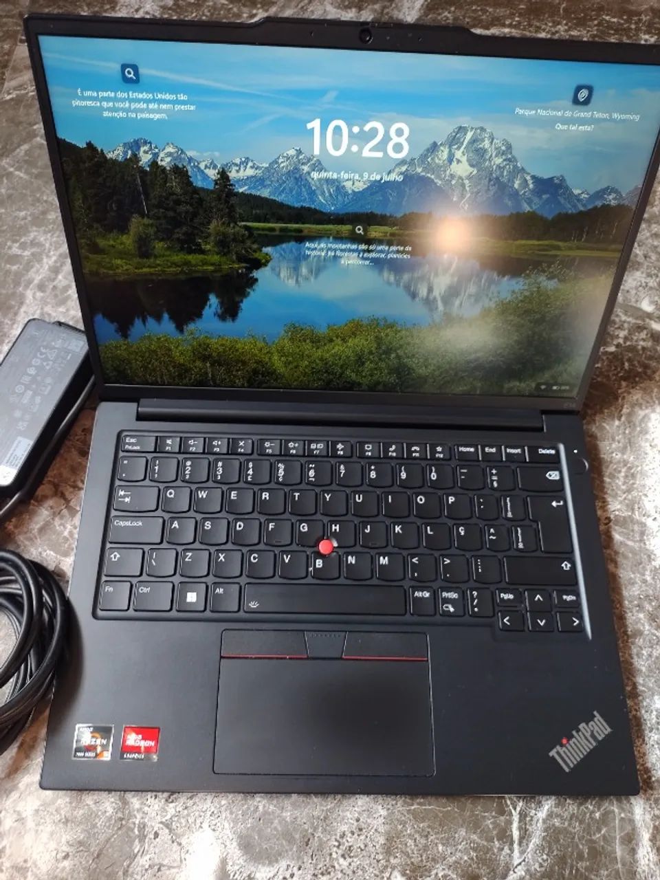 Notebook Lenovo E14 - ADM Ryzen - 5º Geração - S érie 7000 - Foto 4