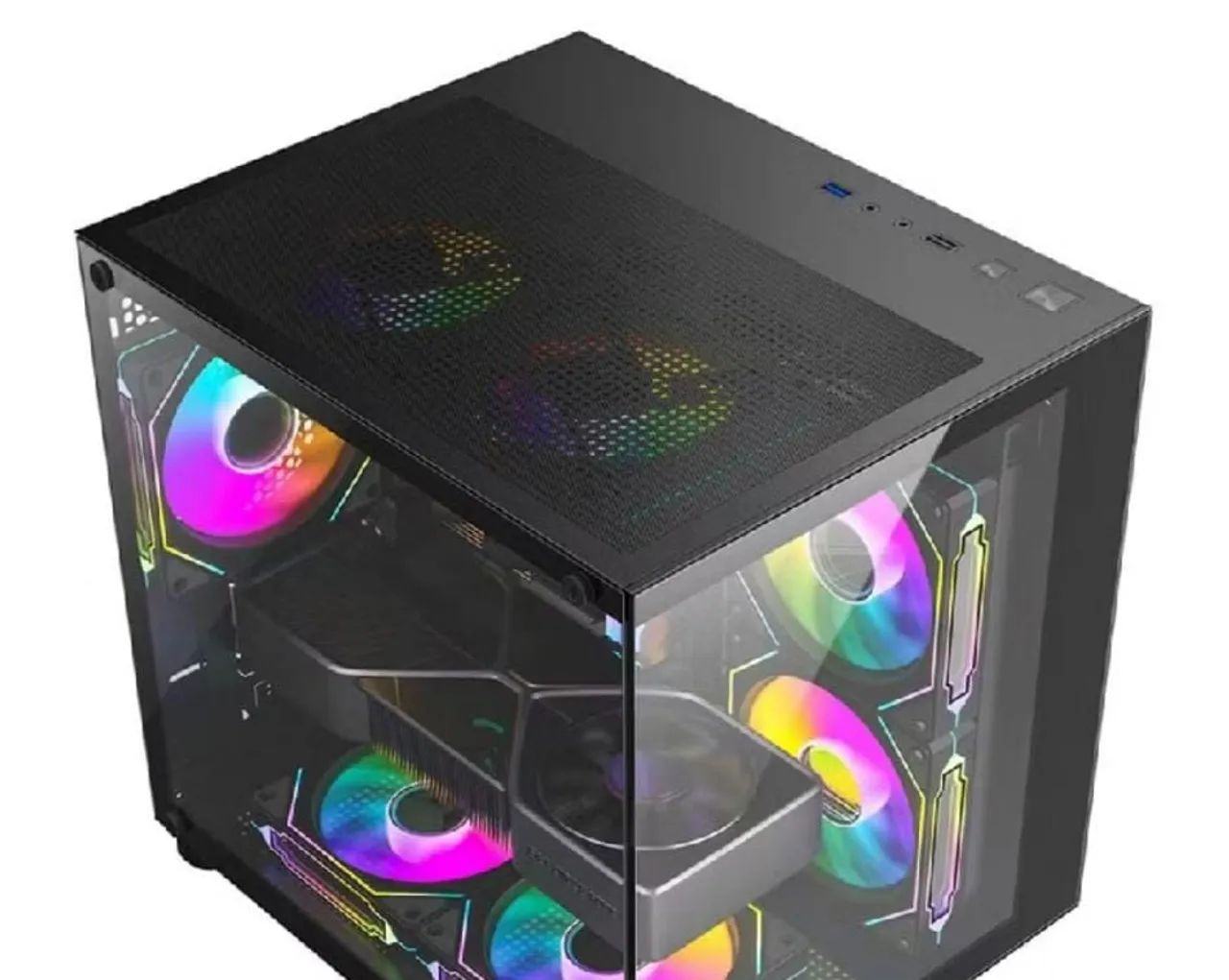 Gabinete Gamer GB1796 MICRO ATX VIDRO  - Foto 4