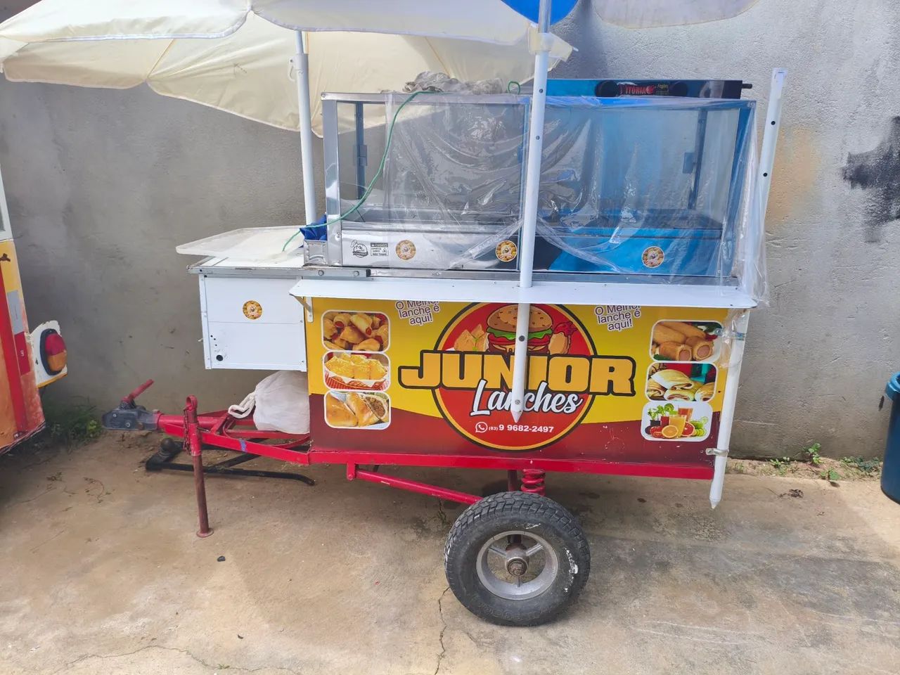 Carinho de lanches salgados  - Foto 3
