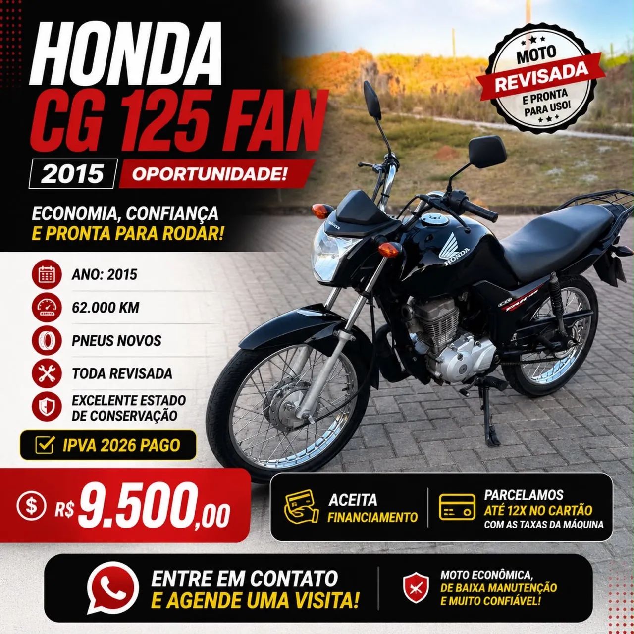? Honda CG 125 à venda