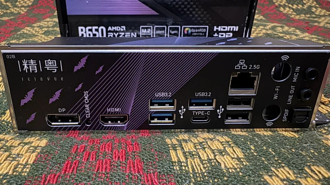 Placa mãe B650 Mini itx Night Devil AM5 DDR5 - Foto 4