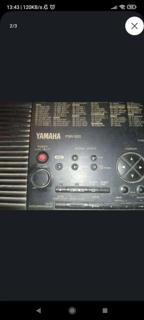 Yamaha psr 520 - Foto 2