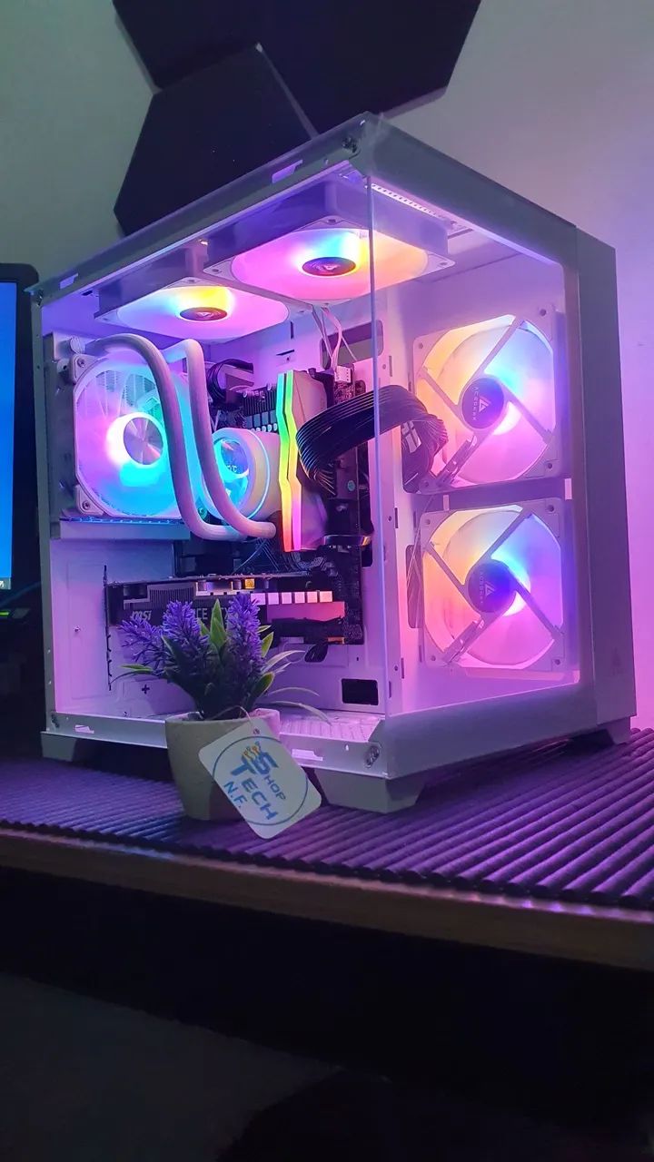 Pc gamer na caixa com entrega rápida. 