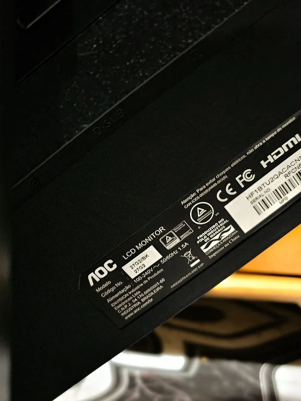 MONITOR GAMING AOC 27' 144Hz - Foto 3