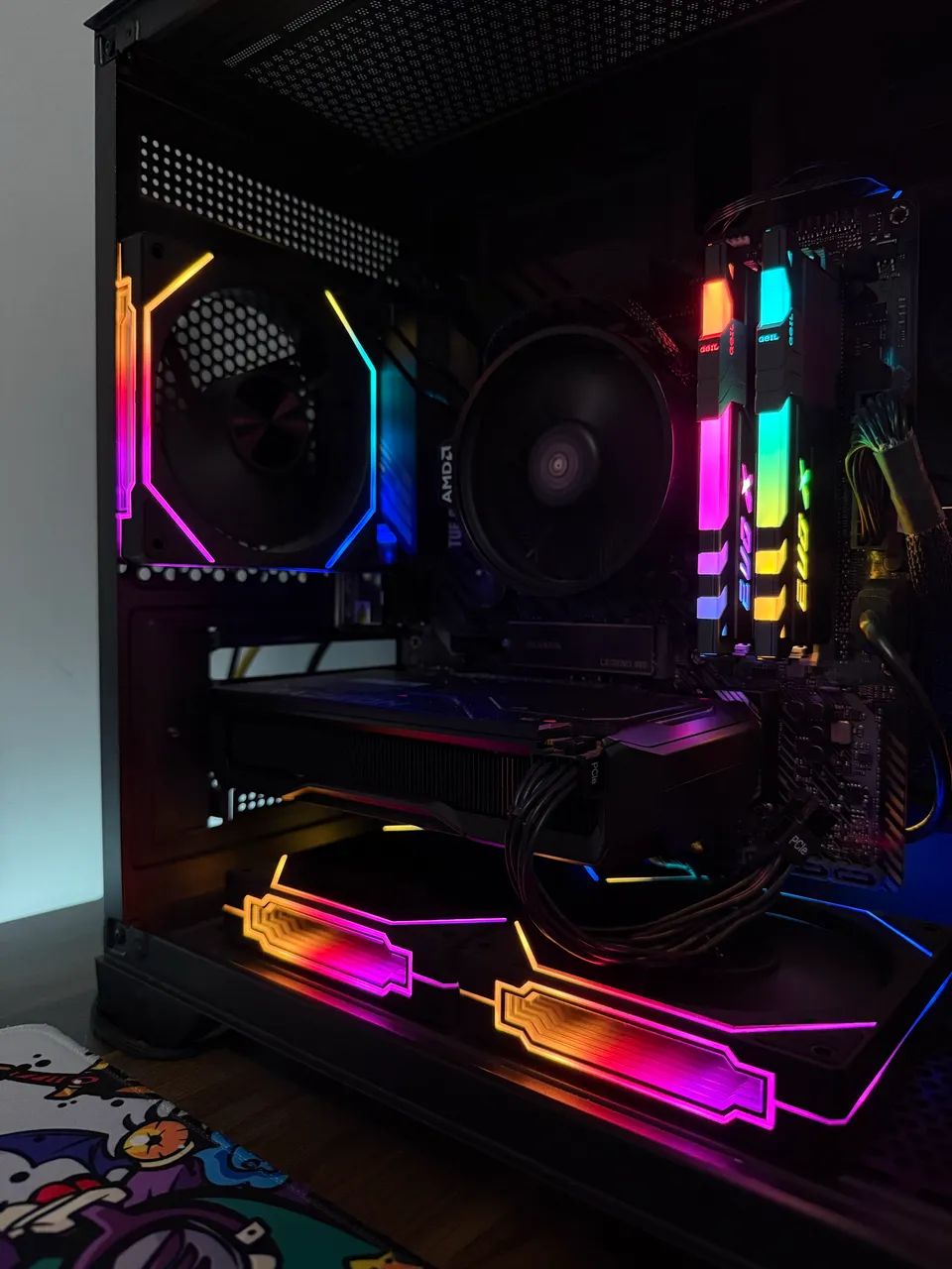 PC Gamer Ryzen 5 5500 + RX7600, 16GB - Foto 3