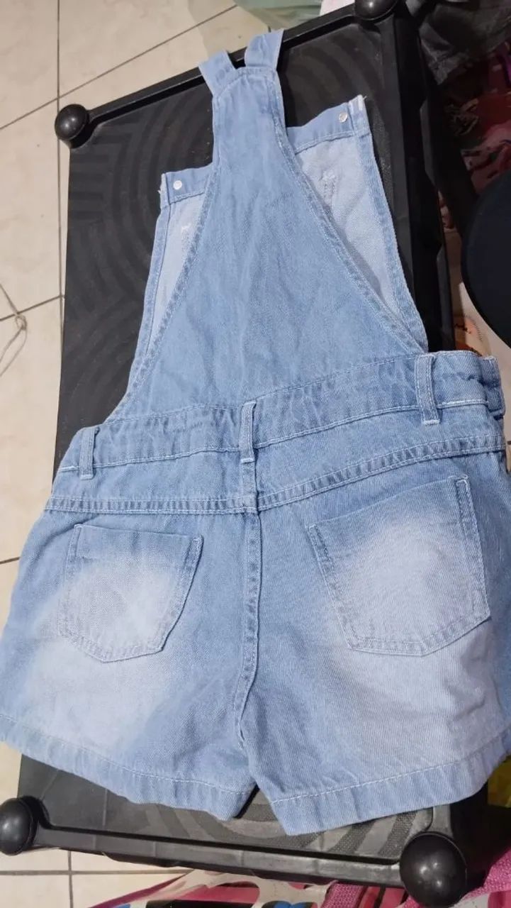 jardineira jeans - Foto 2