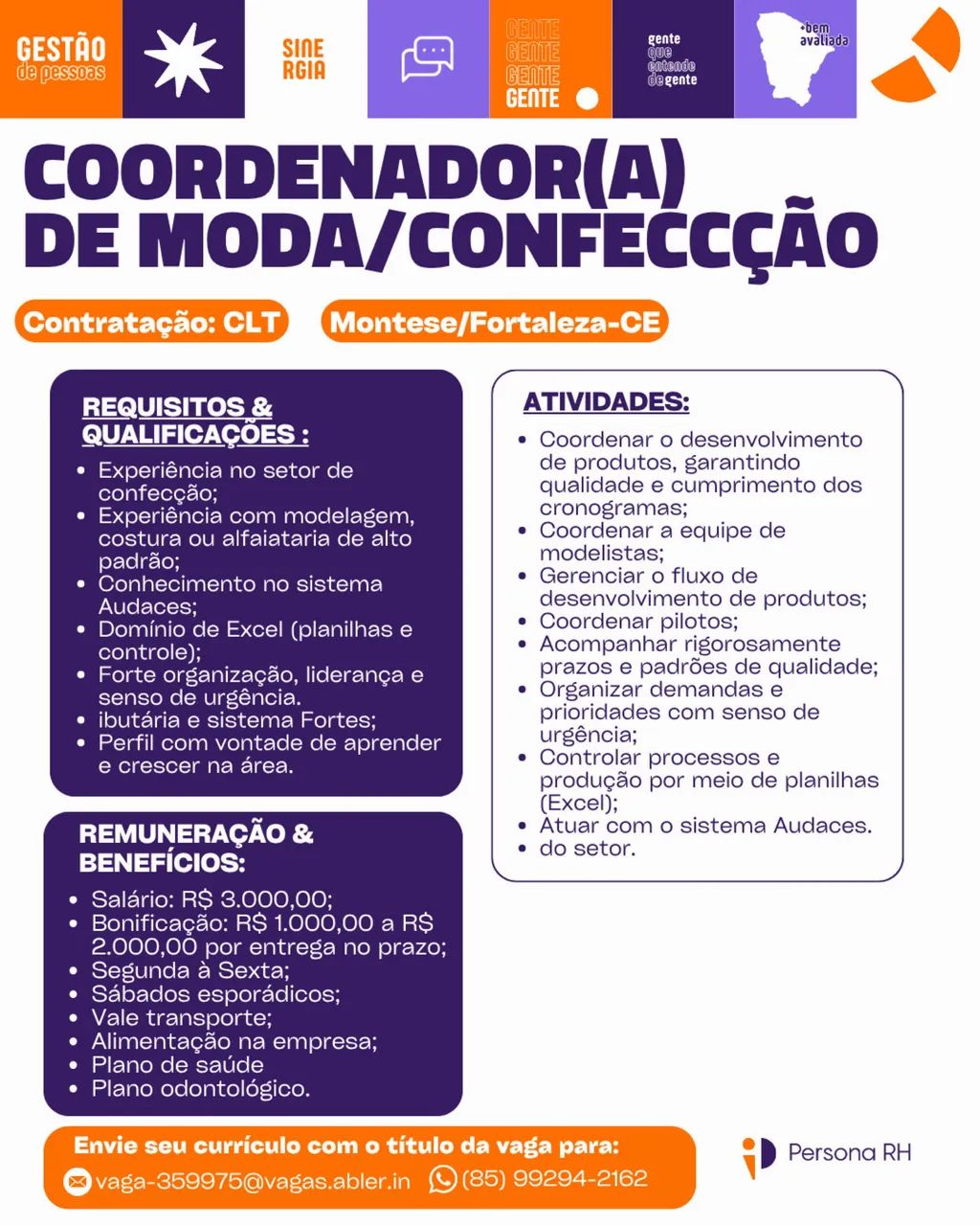 COORDENADORA DE PRODUTO