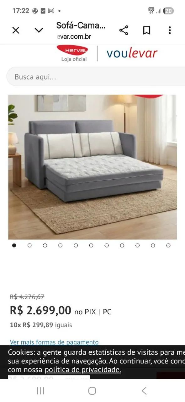 Sofa cama Herval