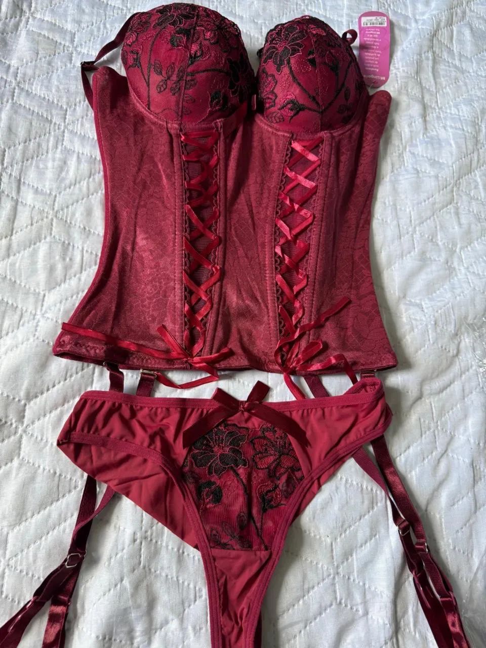Conjunto corselet 3 peças  - Foto 4
