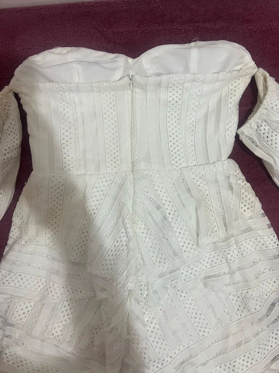 Vestido Branco Rendado - Poema Hit - Foto 2