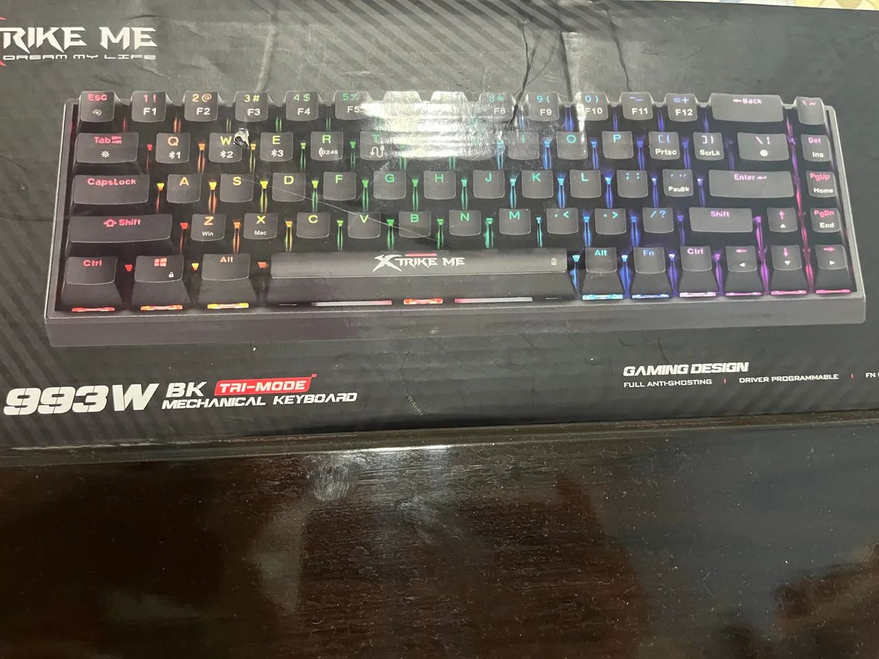Teclado trike me 993w mecânico 