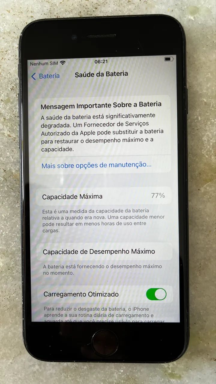 Telefone Celular Apple iPhone 7 preto 32gb - Foto 3