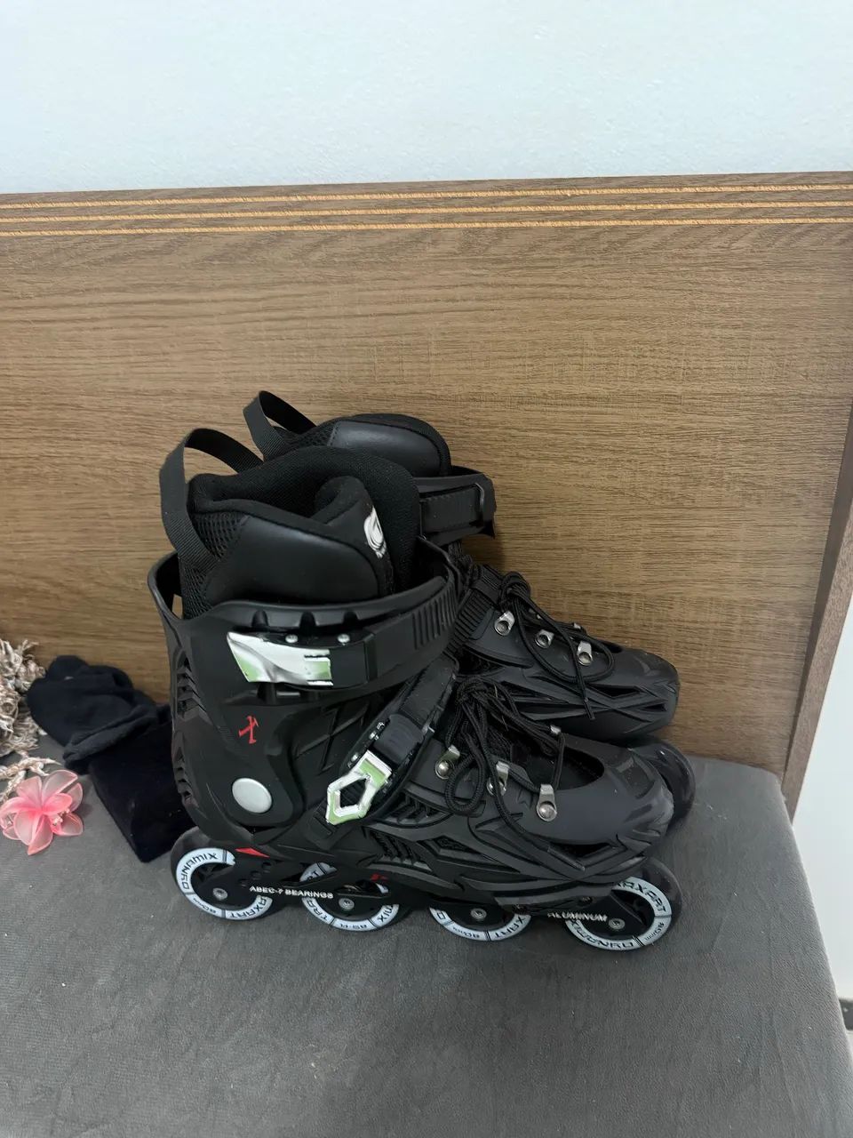 PATINS DYNAMIX PRETO V2 - 80MM ABEC-7 - Foto 3