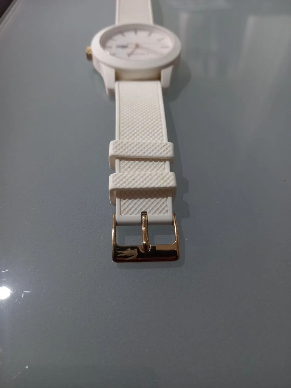 Relógio Lacoste Branco/Dourado ORIGINAL  - Foto 3