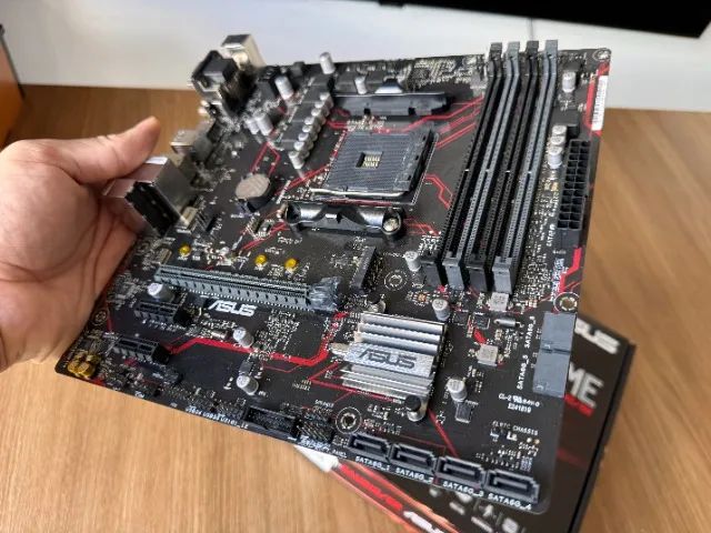 Placa Mae ASUS Prime B450M-GAMING BR AM4 DDR4 - Foto 3