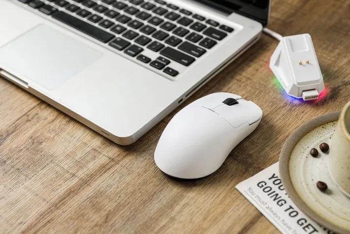 Mouse Gamer AJAZZ AJ159P Wireless Ultra-Leve 8K Hz com Dock de Carregamento paw 3395 - Foto 3