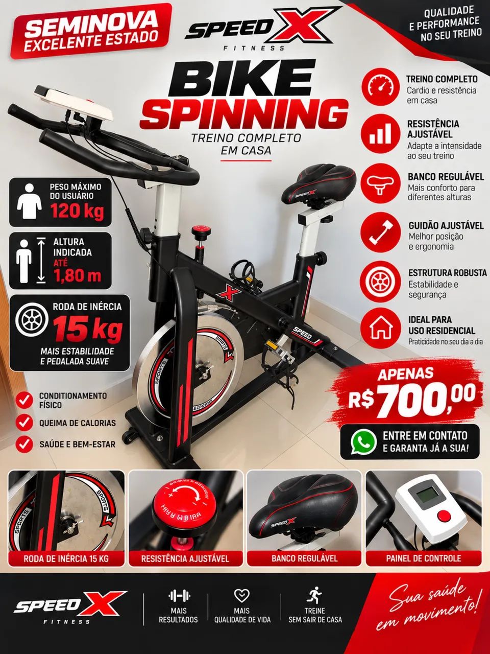 Bicicleta Spinning 