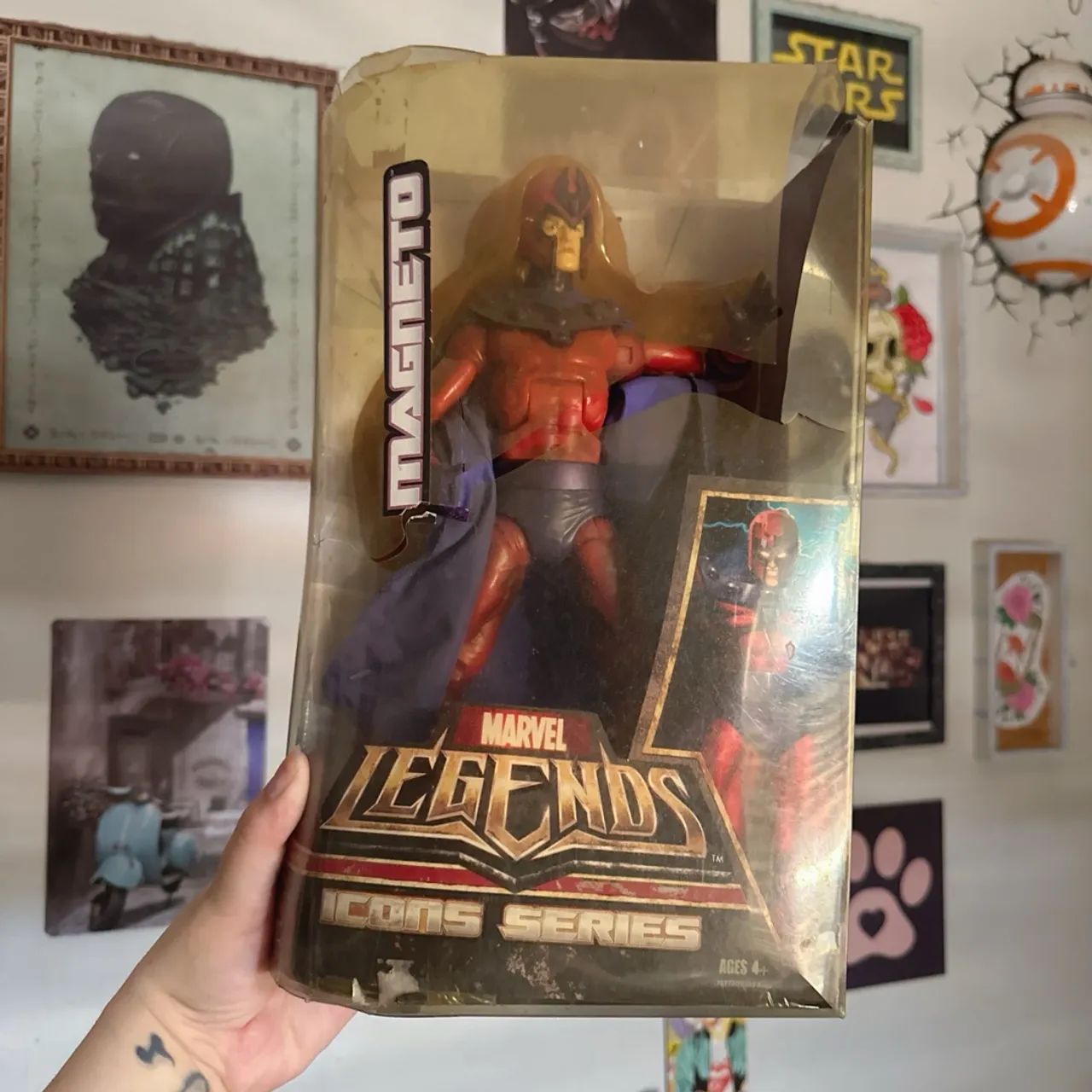 Boneco Magneto Marvel Legends Icons Series Hasbro