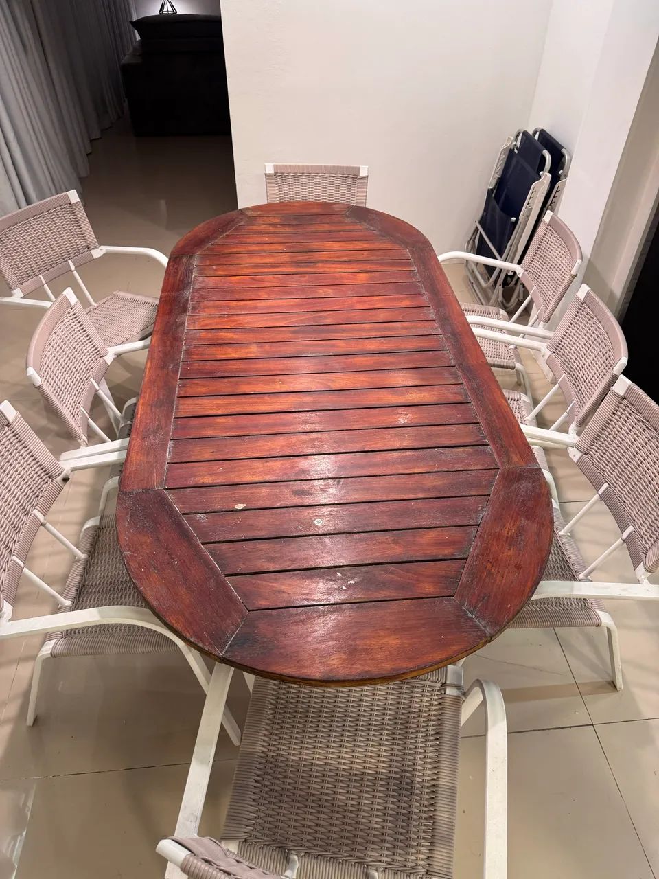 Mesa com 8 cadeiras  - Foto 3