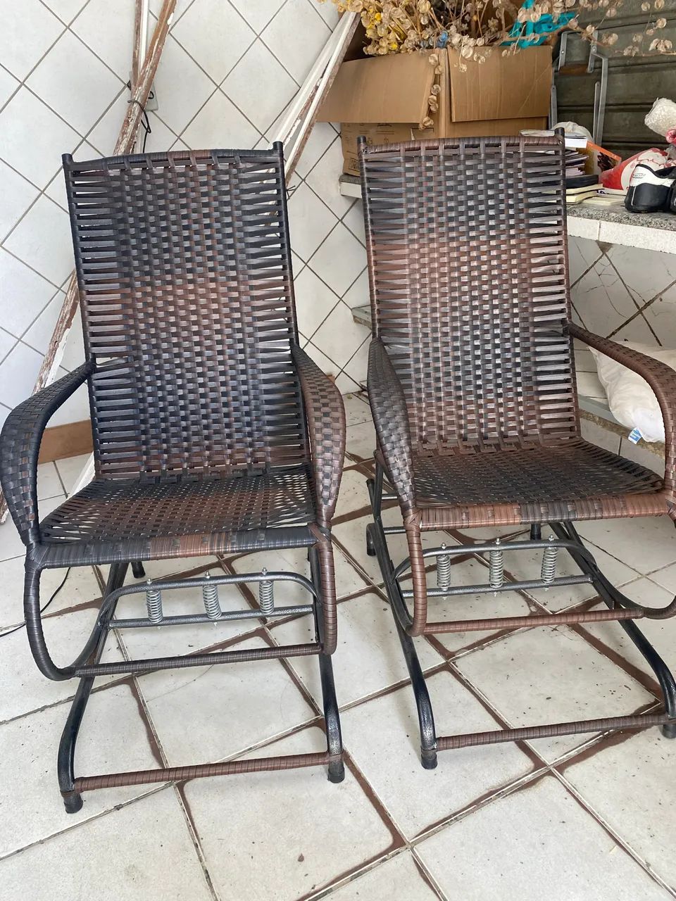 Vendo duas cadeiras de balanço  - Foto 3