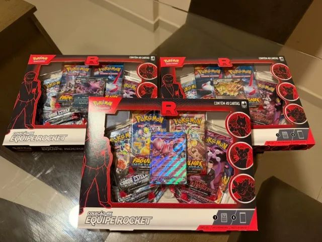 Kit box da Equipe Rocket - Persian, Nidoking e Mewtwo - Foto 2