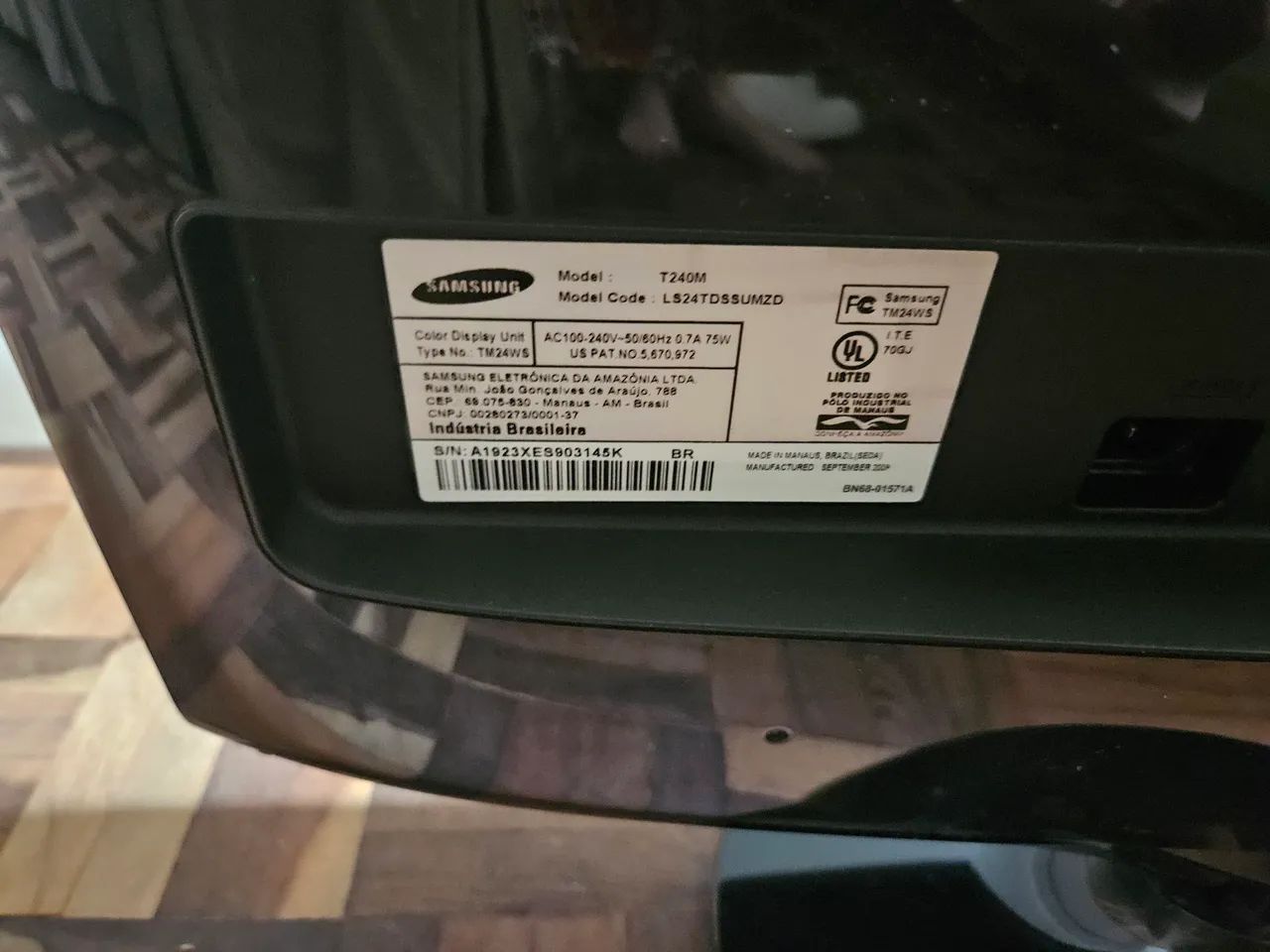 Monitor Samsung - peças ou concerto - Foto 3