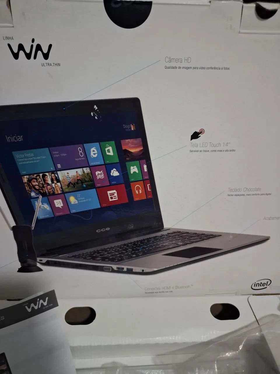 Notebook CCE (Lenovo) Touch + TV digital