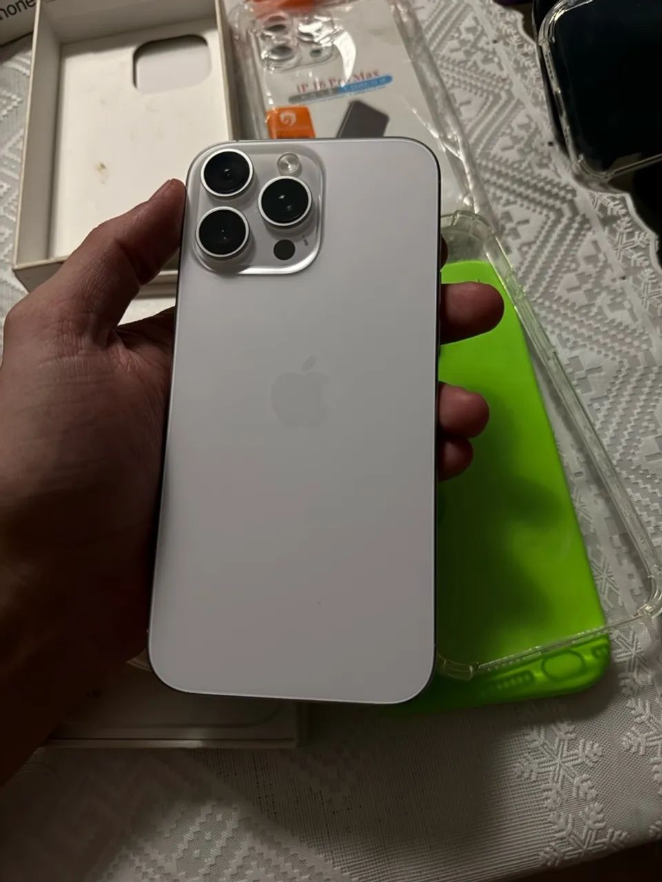 iPhone 16 pro Max 256 Anatel impecável! - Foto 2