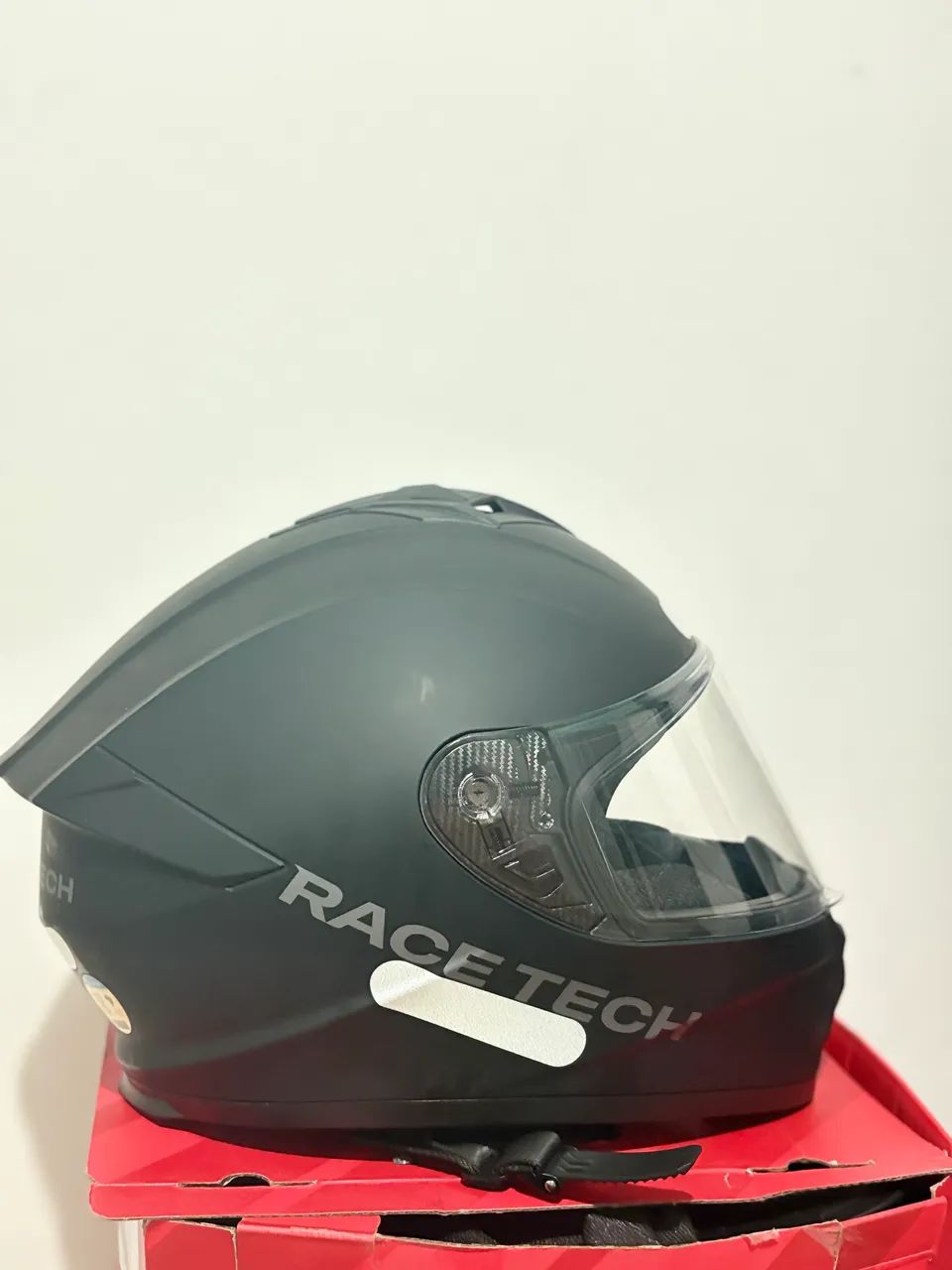     Capacete Racetch Seminovo - Ótimo Estado de Conservação - Foto 3