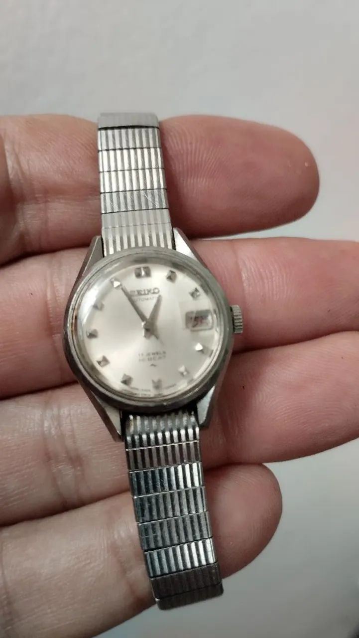 Relógio é um Seiko vintage feminino automático - Foto 2