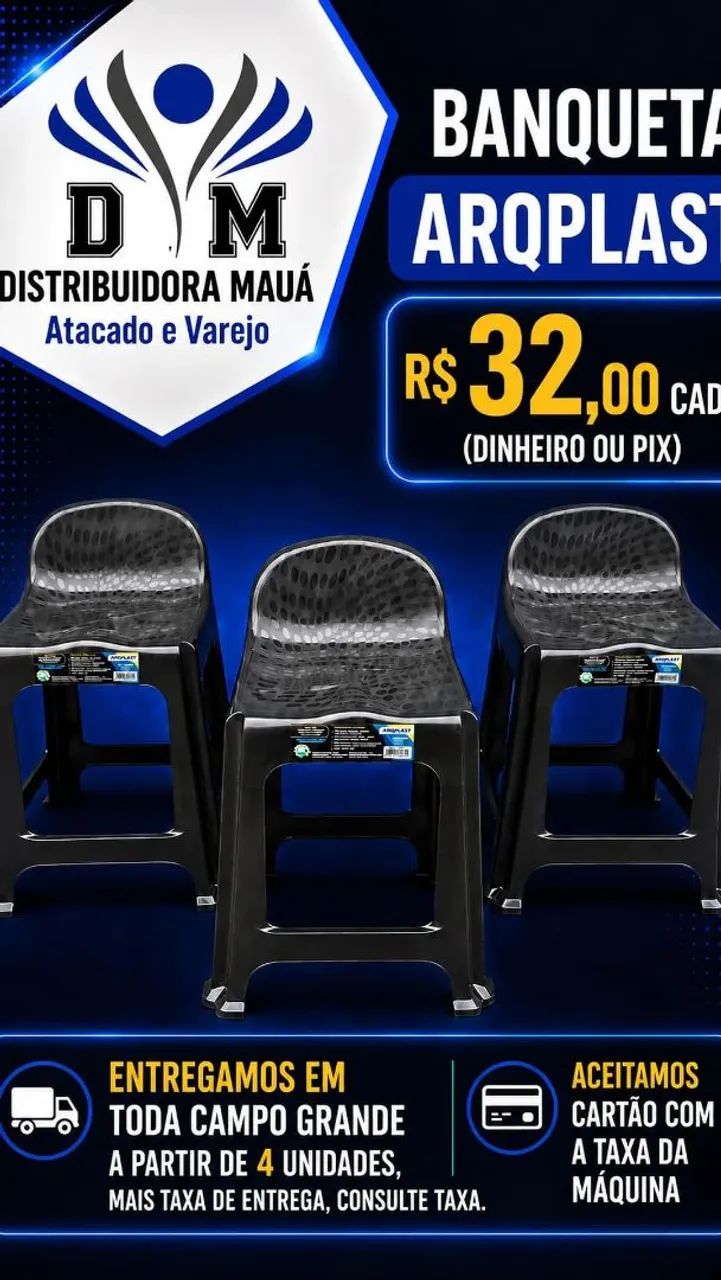 Banquetas com encosto 