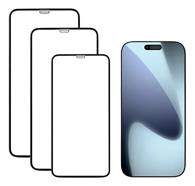 Película 3D Tela 6,7" para iPhone 15 - Foto 5