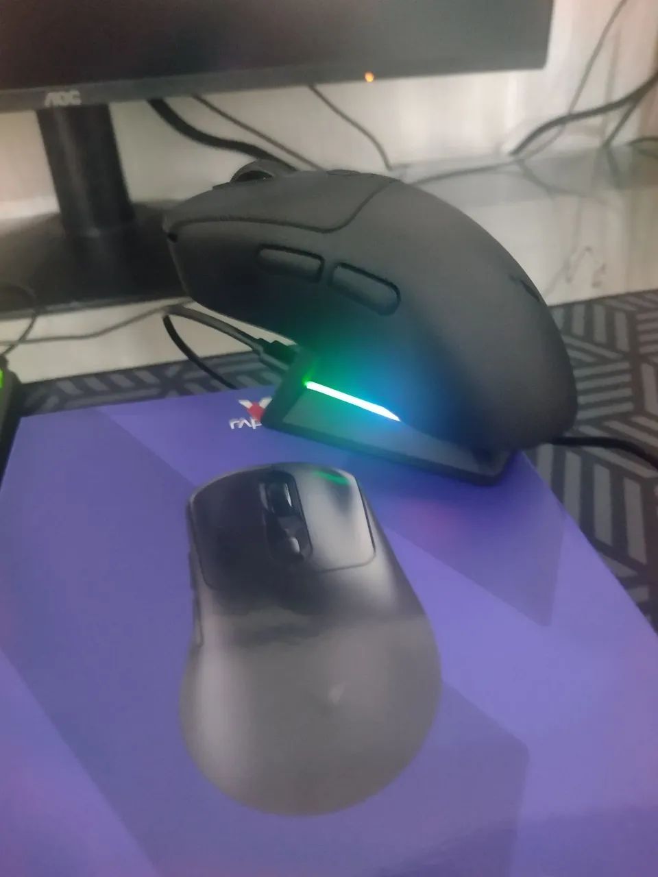 Rapoo vt3se com base de carregamento 