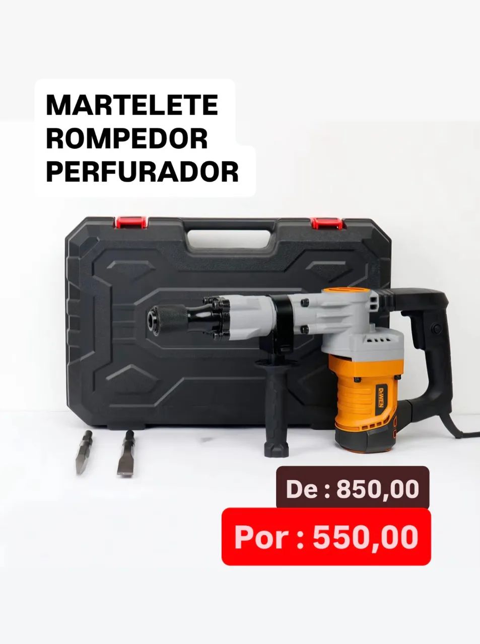 Martelete Rompedor Perfurador 1