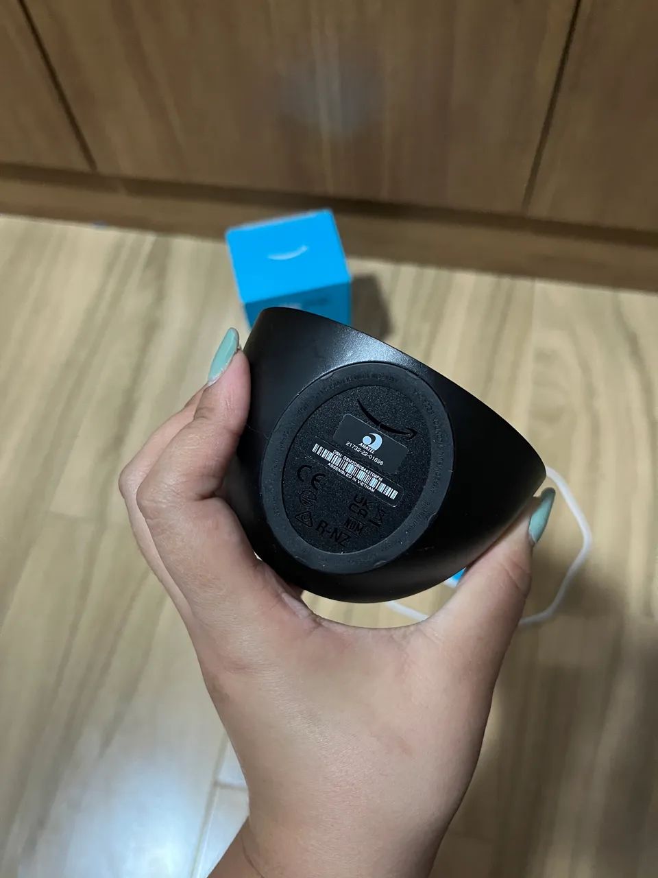 Echo Pop Amazon Alexa Preto - Pouquíssimo Uso + Caixa Original  - Foto 5