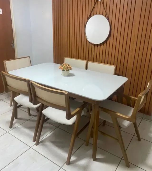 Mesa de Jantar 100% Madeira - Foto 2