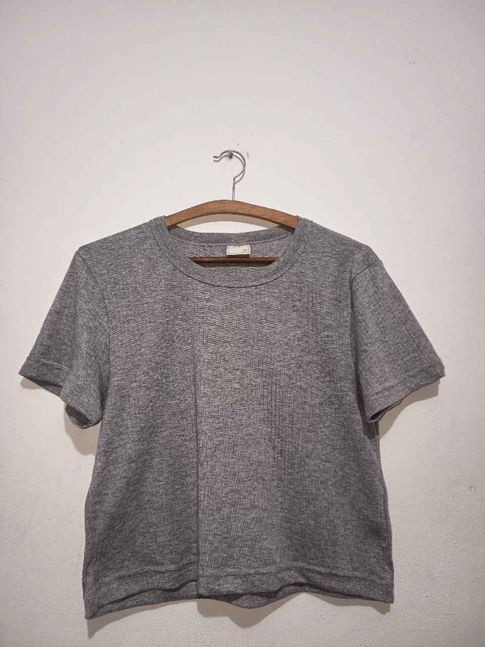 Cropped cinza GG