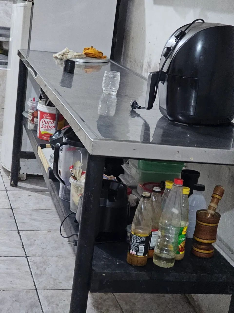 Mesa em aço inox 