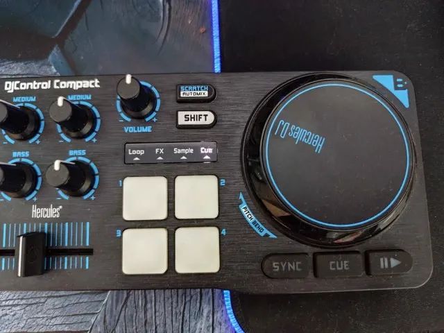 Controladora DJ Hercules Compacta - DJ Compact - Foto 4