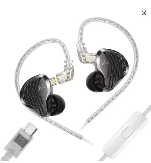 Fones de Ouvido GK KUNTEN USB-C com microfone