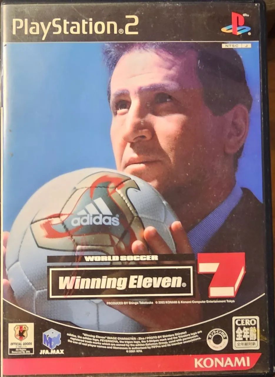 Winning Eleven 7 (JAP) - Jogo Playstation 2 original