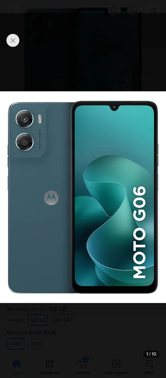 Celular MOTOG06 seminovos  - Foto 2