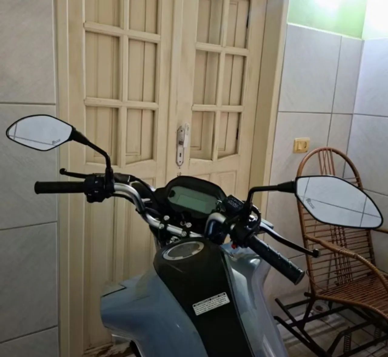 Retrovisor mt 03 rosca para cg hondas  - Foto 4