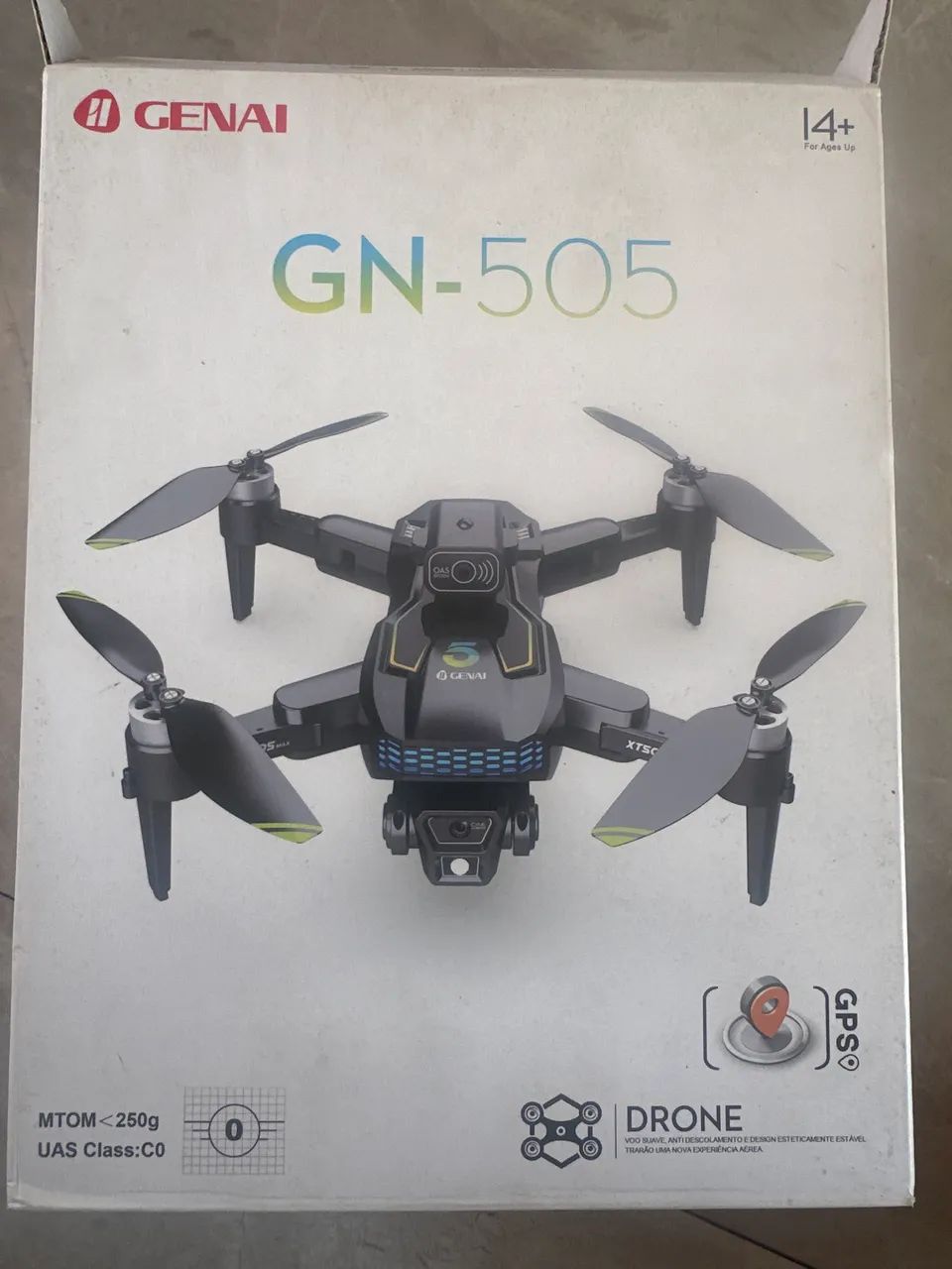 Drone XT505 GN 505 GPS Câmera luzes com defeito