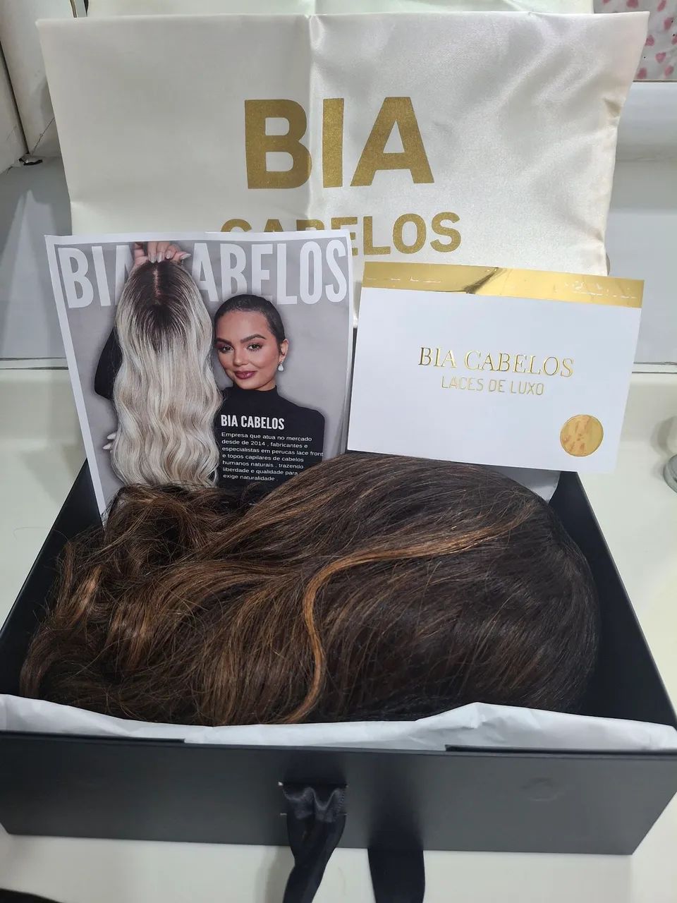 Cabelo Lase de cabelo humano do sul. Sem uso. Na caixa fechado e com certificado.  