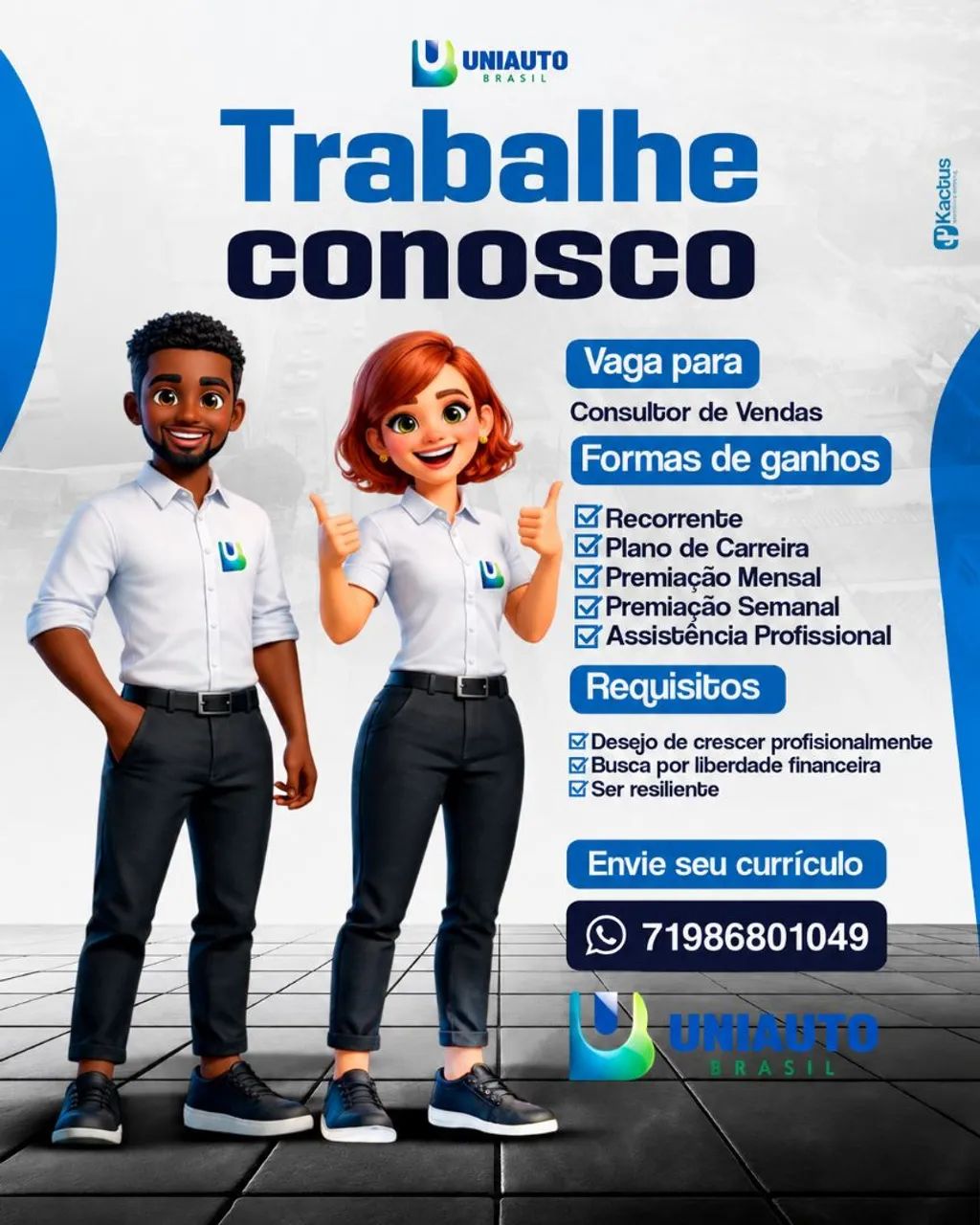 Faça parte do nosso time?