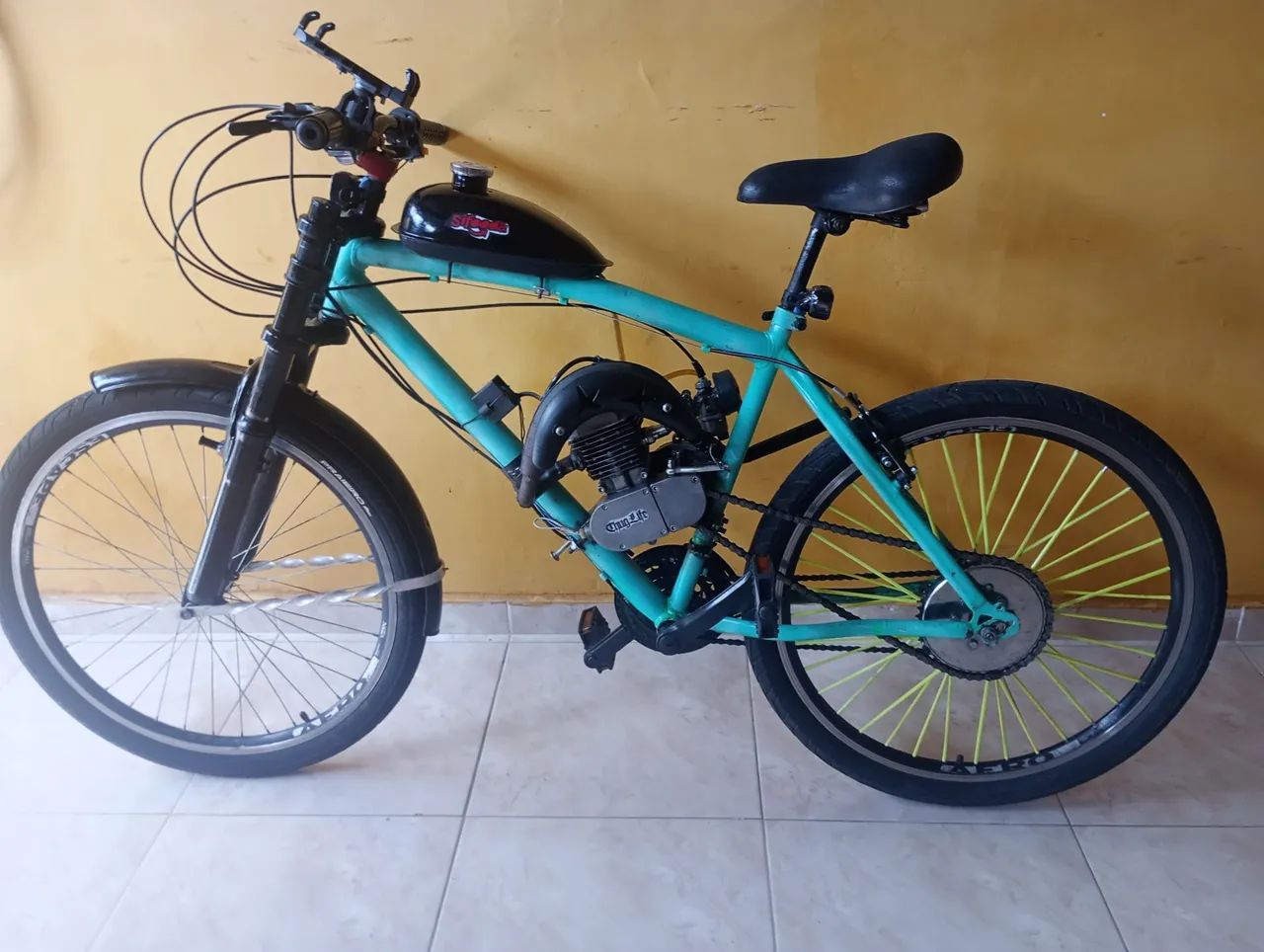 Vendo bicicleta motorizada 80 cc - Foto 3