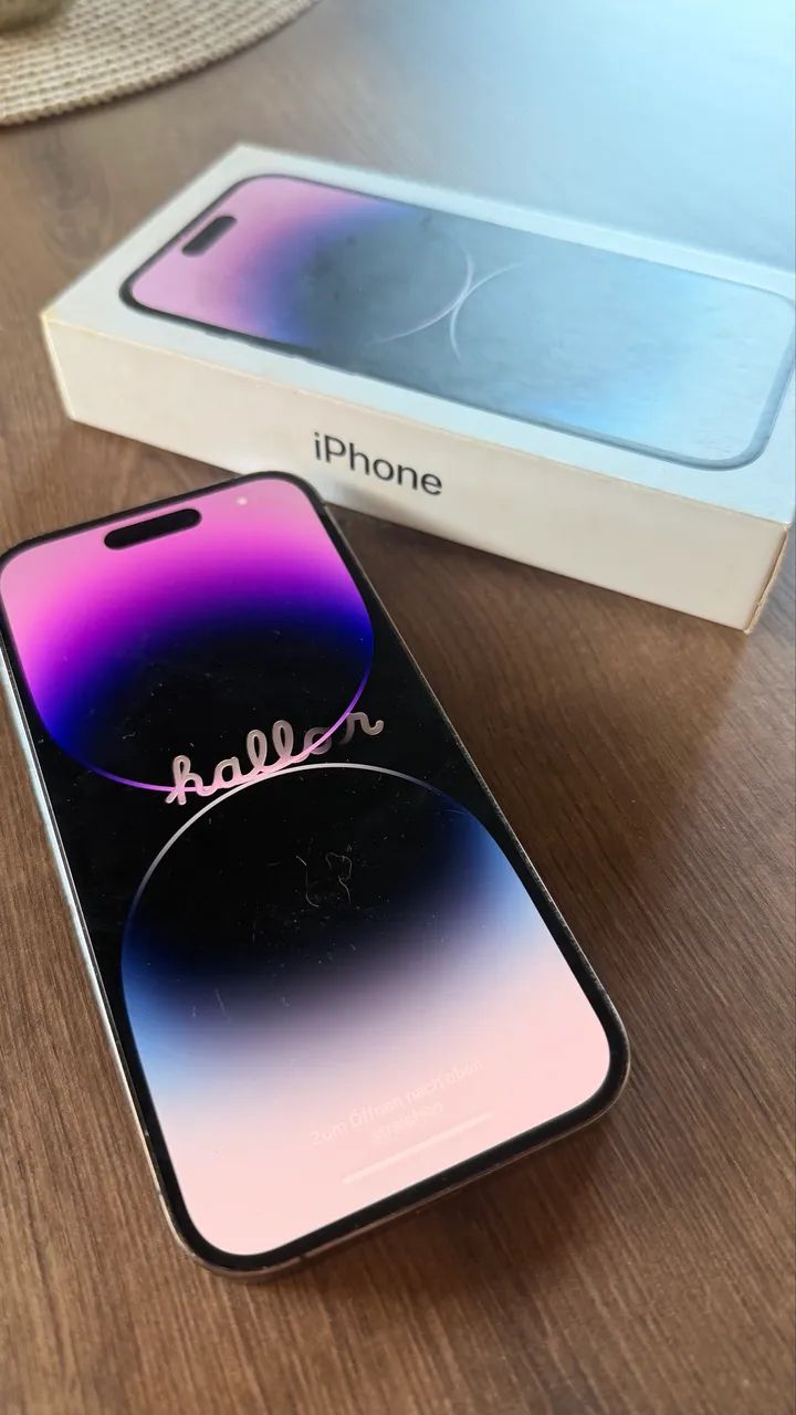 iPhone 14 Pro 128gb Roxo - Caixa e NF - ÚNICO DONO
