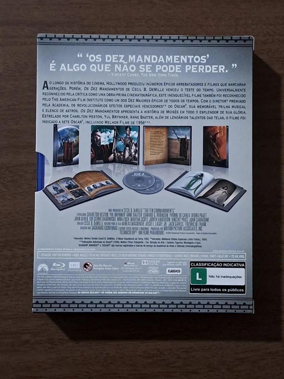Blu-ray Os Dez Mandamentos Edição Especial - Foto 2