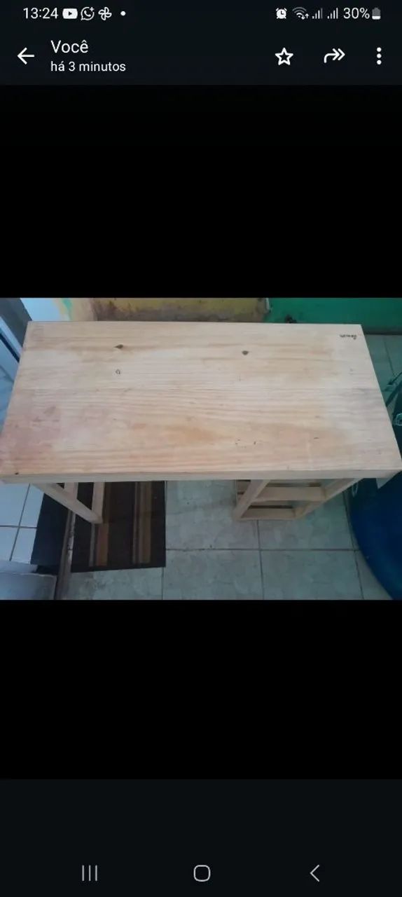 Vendo mesa em madeira de palets - Foto 2